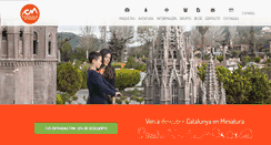 Desktop Screenshot of catalunyaenminiatura.com