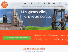 Tablet Screenshot of catalunyaenminiatura.com